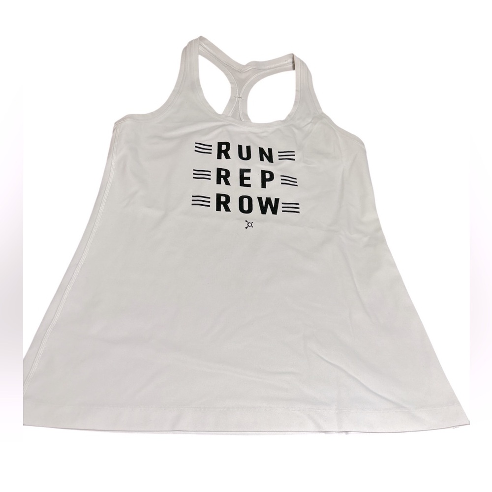 Lululemon razorback tank top white Run Rep Row